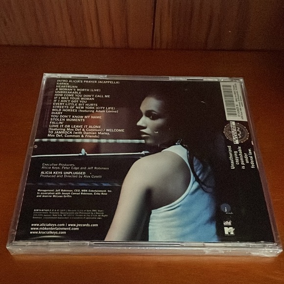 NWOT Alicia Keys “Unplugged” CD Released 2005, Never Opened - Picture 3 of 4